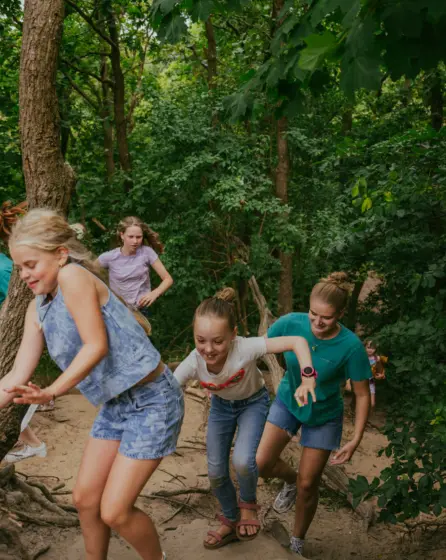 Rennen met recreatieteam